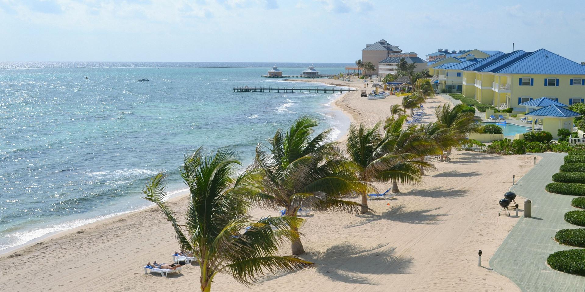 Caymanöarna. Hit kan man åka på semester med sina aktieutdelningar.