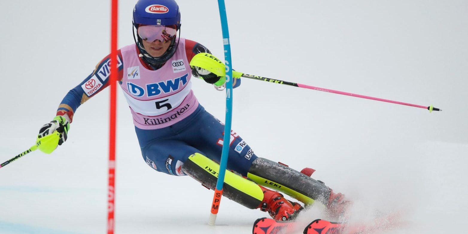 Mikaela Shiffrin tog sin 26:e slalomseger när hon vann tävlingen i Killington, Vermont.