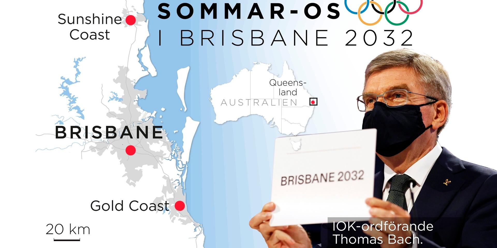 Brisbane får arrangera sommar-OS 2032.