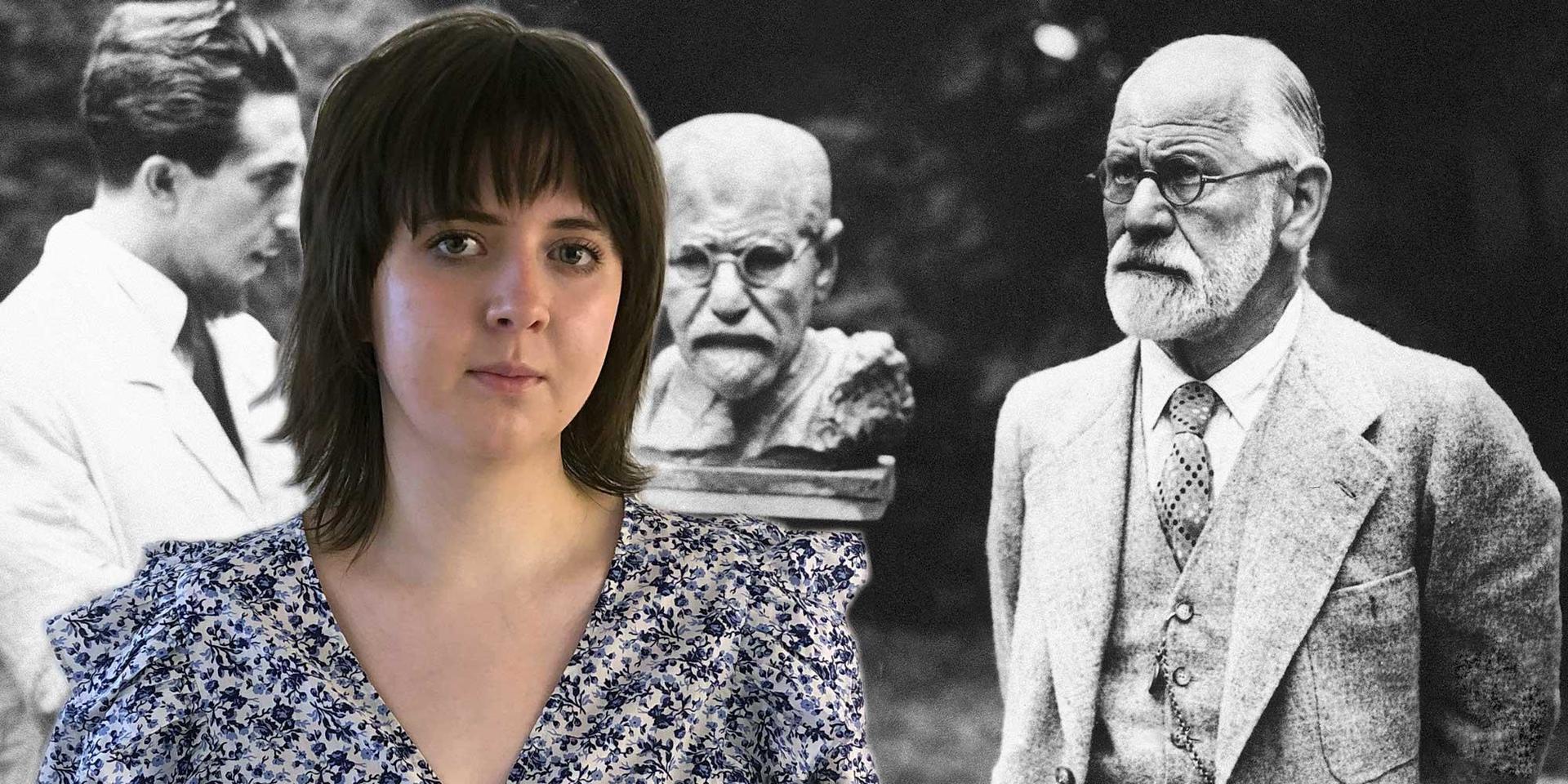 Gamla teorier med begränsad empiriskt stöd lärs fortfarande ut på svenska universitet. Här ser vi Sigmund Freud med skulptören Oscar Nemon. 