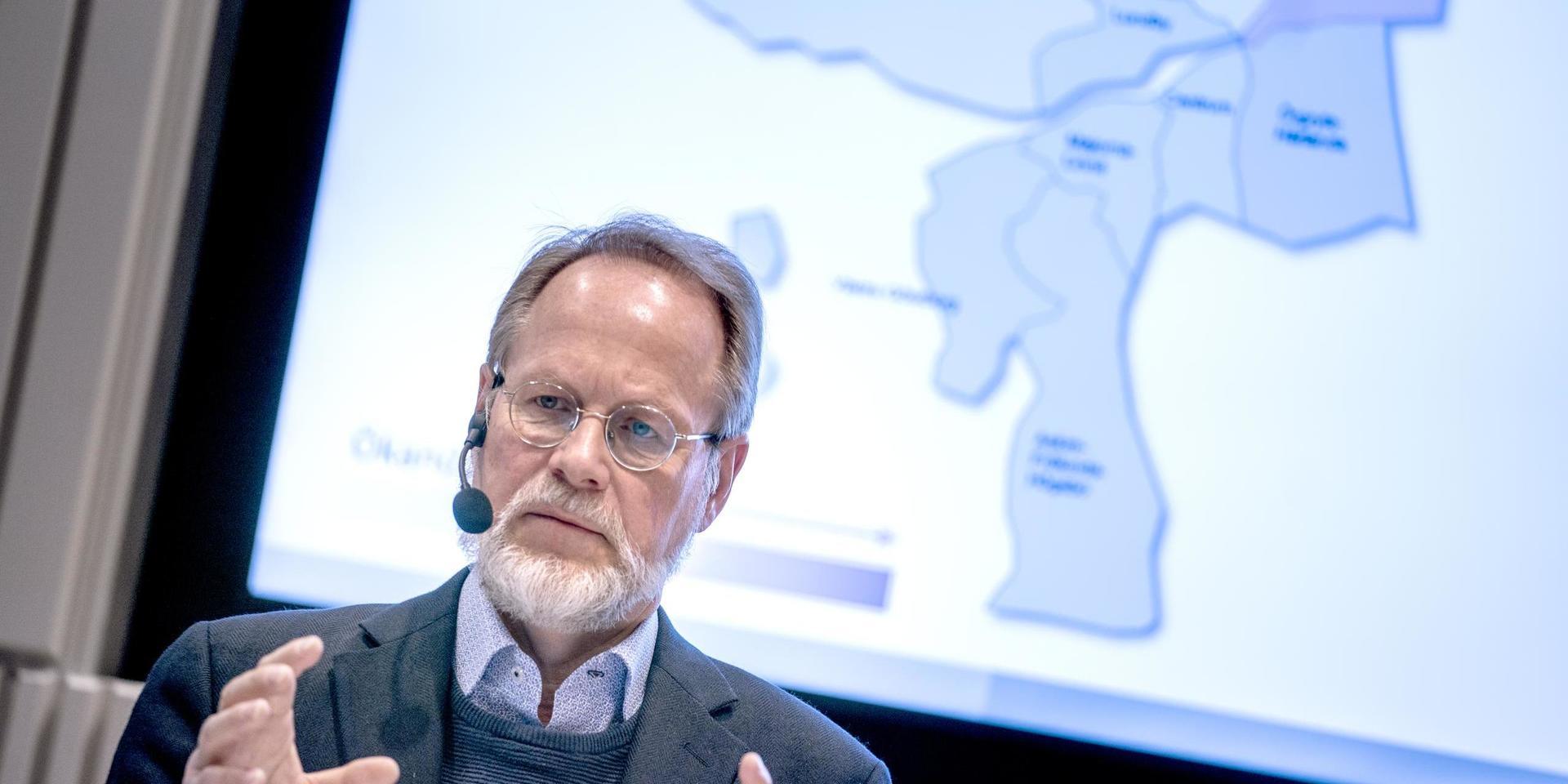 GÖTEBORG 20200508 Leif Dotevall, biträdande smittskyddsläkare, under  Region Västra Götaland pressträff om utvecklingen av coronaviruset.Foto: Björn Larsson Rosvall/TT kod 9200