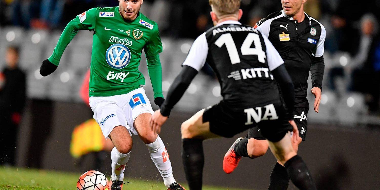 Dzenis Kozicas Jönköpings Södra och Michael Almebäcks Örebro spelade oavgjort, 1–1.