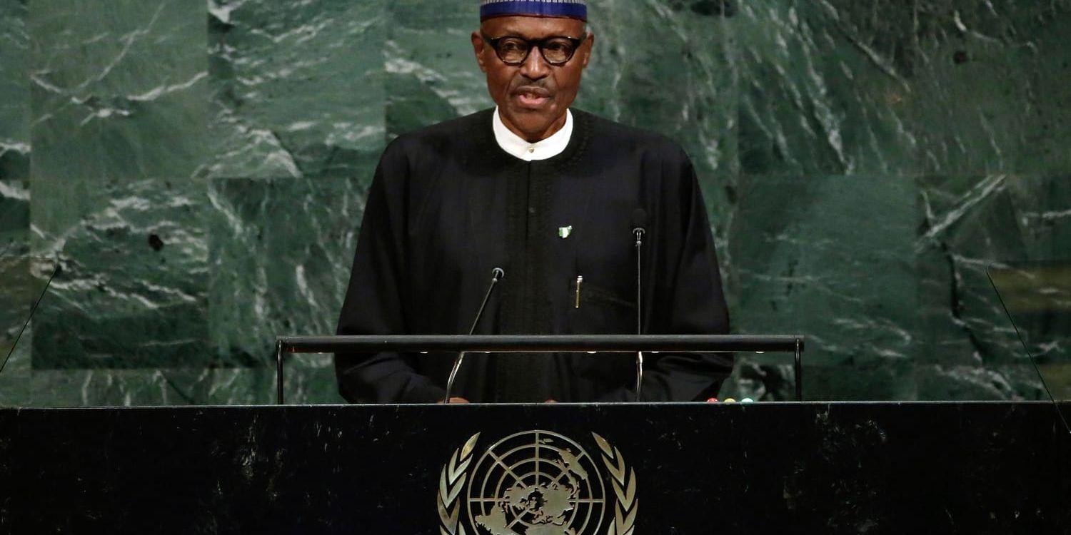 Nigerias president Muhammadu Buhari har gett order om att skärpa säkerheten. Arkivbild.