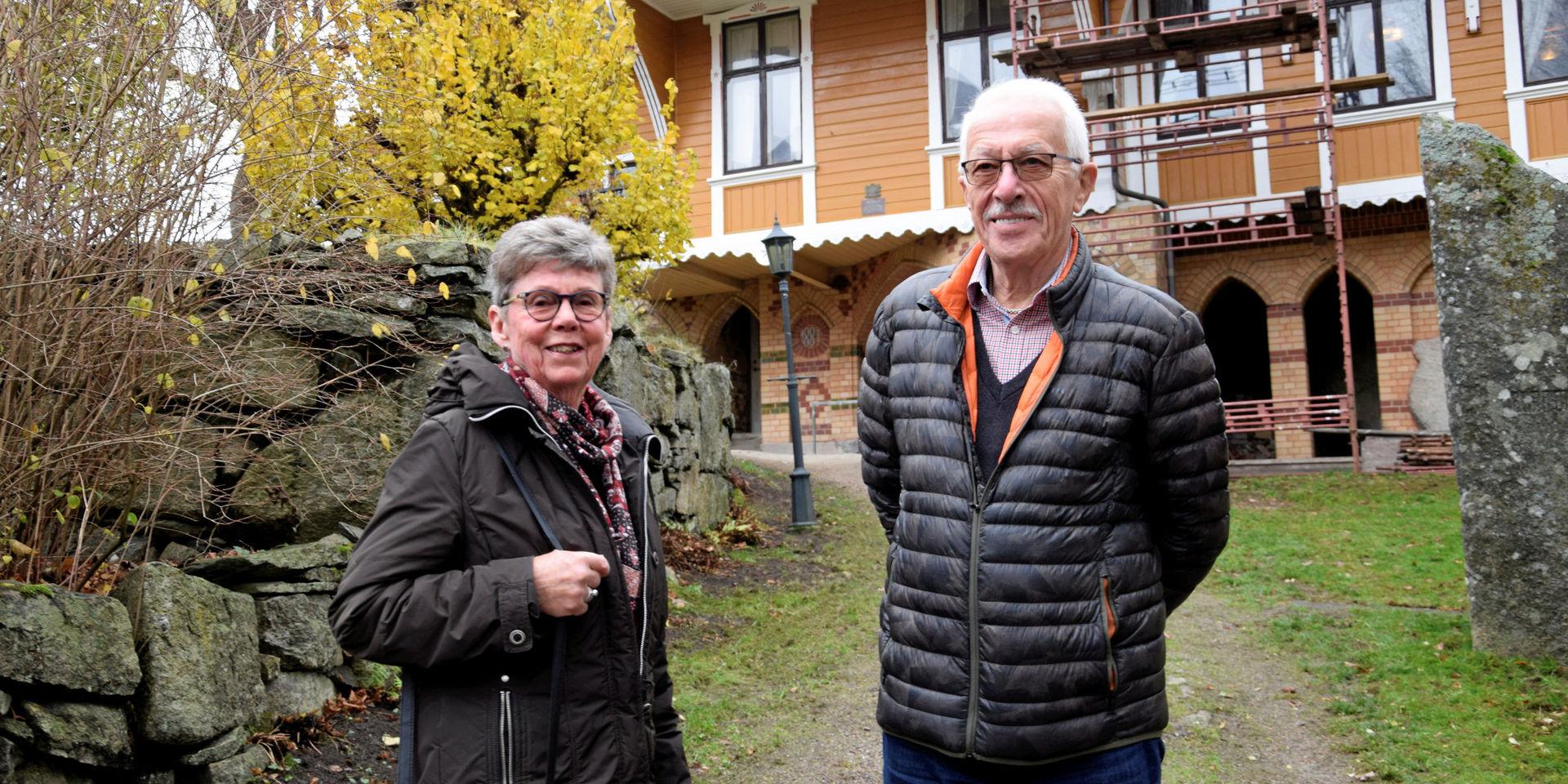 Åke och Ann-Marie Jonsson besökte Villa Elfkullen för första gången.