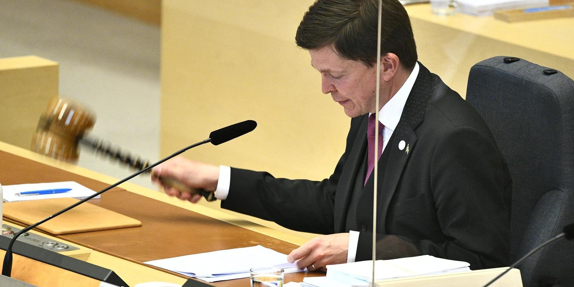 Riksdagens talman Andreas Norlén lovar att göra processen kort om det blir nya talmansrundor i nästa vecka.