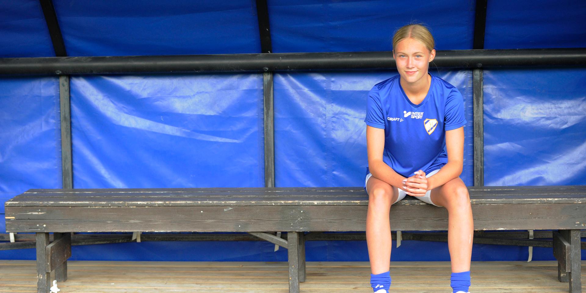 ”Jag är en väldigt offensiv spelare som gillar att göra mål”, säger Vanessa Hansson.