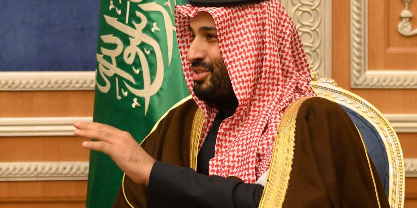 Den saudiske kronprinsen Mohammed bin Salman. Arkivbild.
