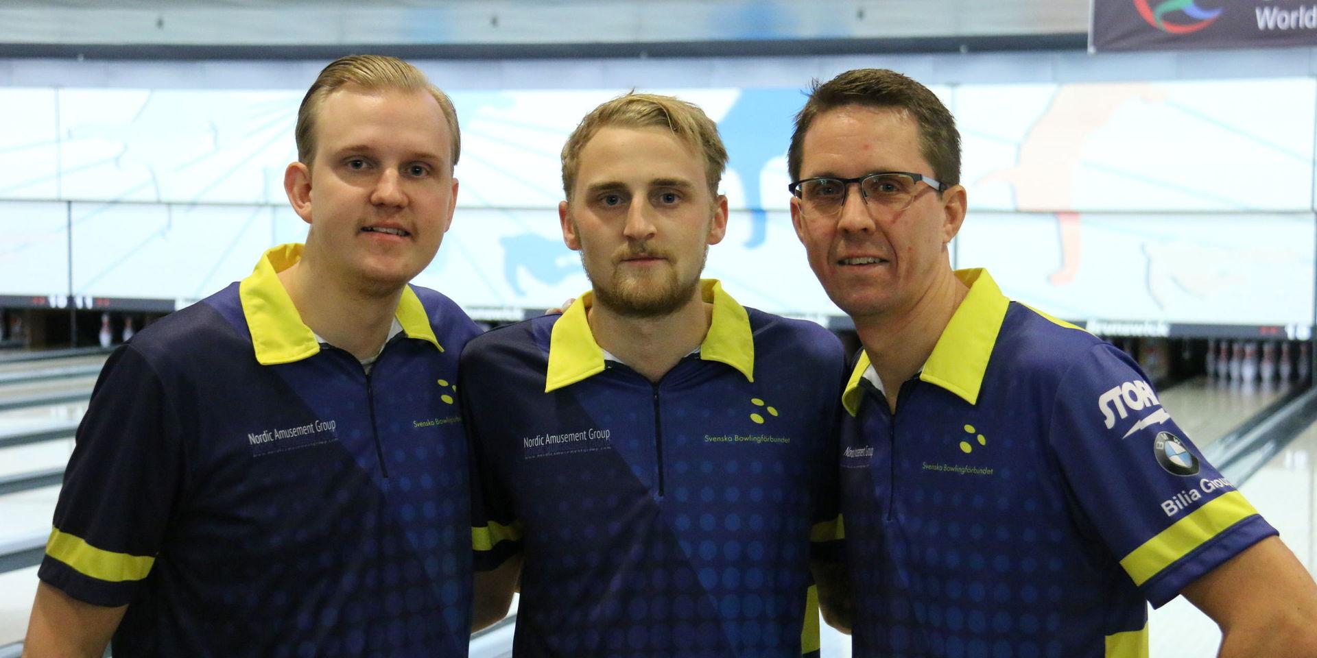 Laddade. Nu väntar semifinalspel mot Indonesien för den svenska trion.