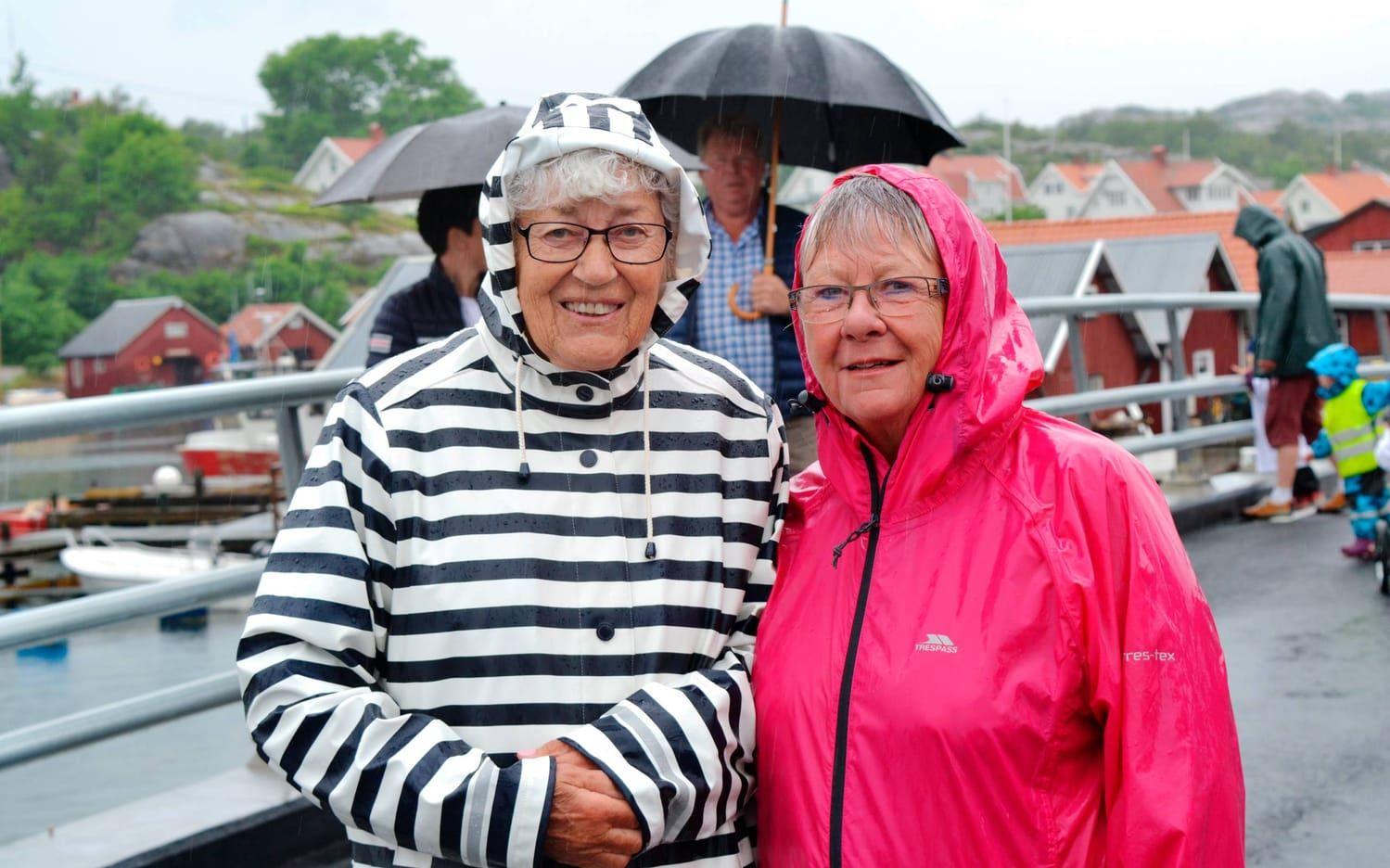 Birgit Udén och Kerstin Jernberg var med när bron invigdes.