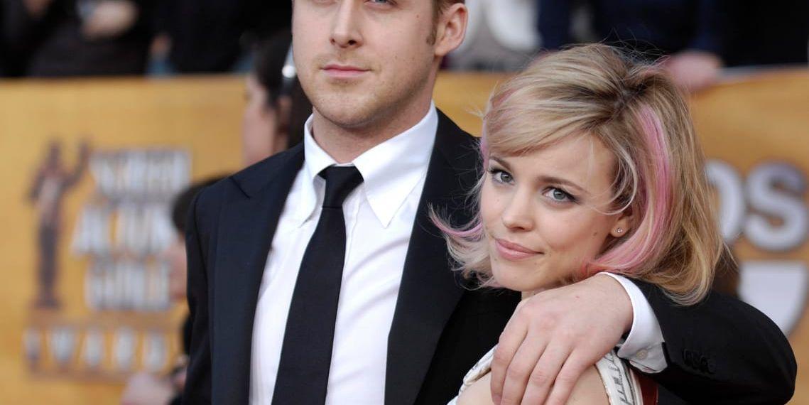 Ryan Gosling och Rachel McAdams spelade huvudrollerna i filmen "The notebook" 2004. Arkivbild.