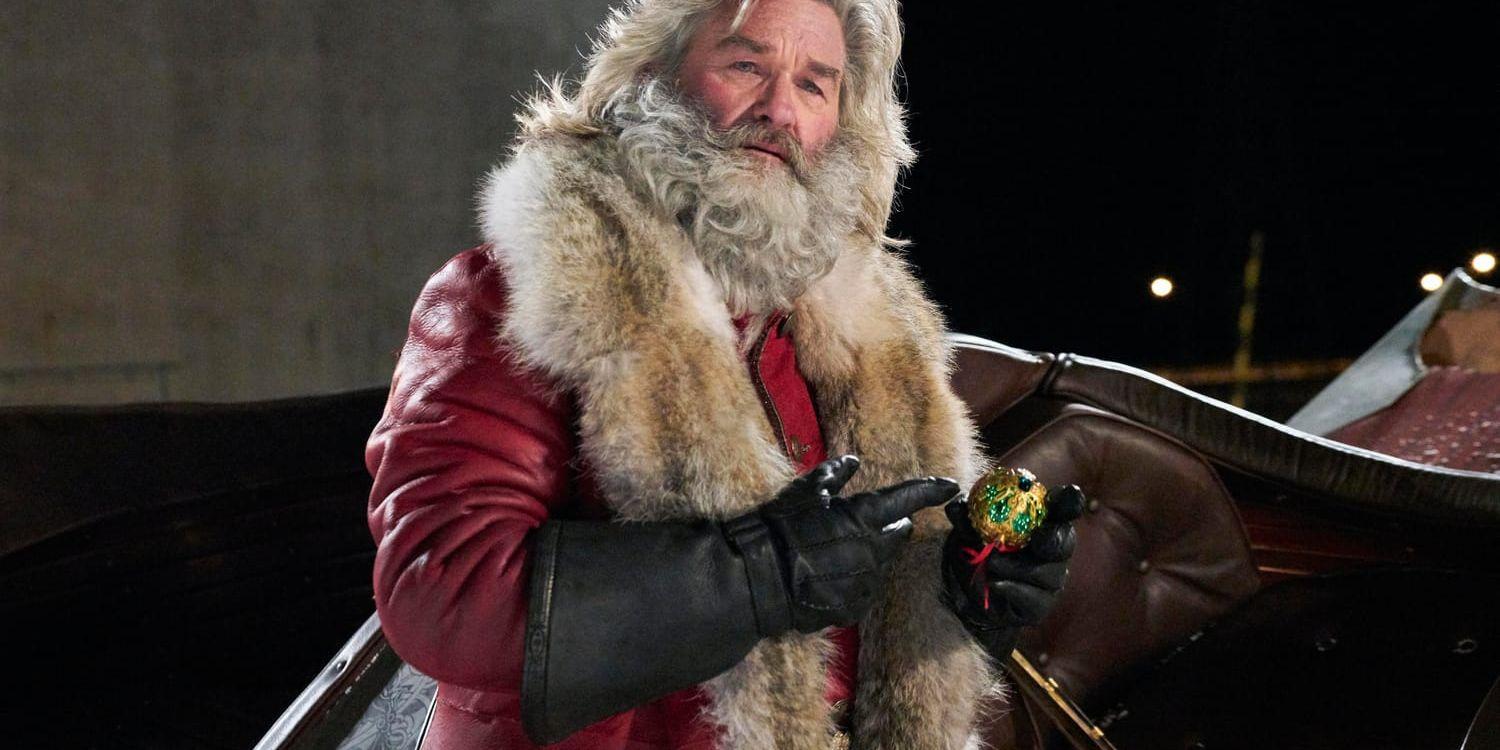 Kurt Russell gör rollen som jultomten i Netflixfilmen "The Christmas chronicles". Pressbild.