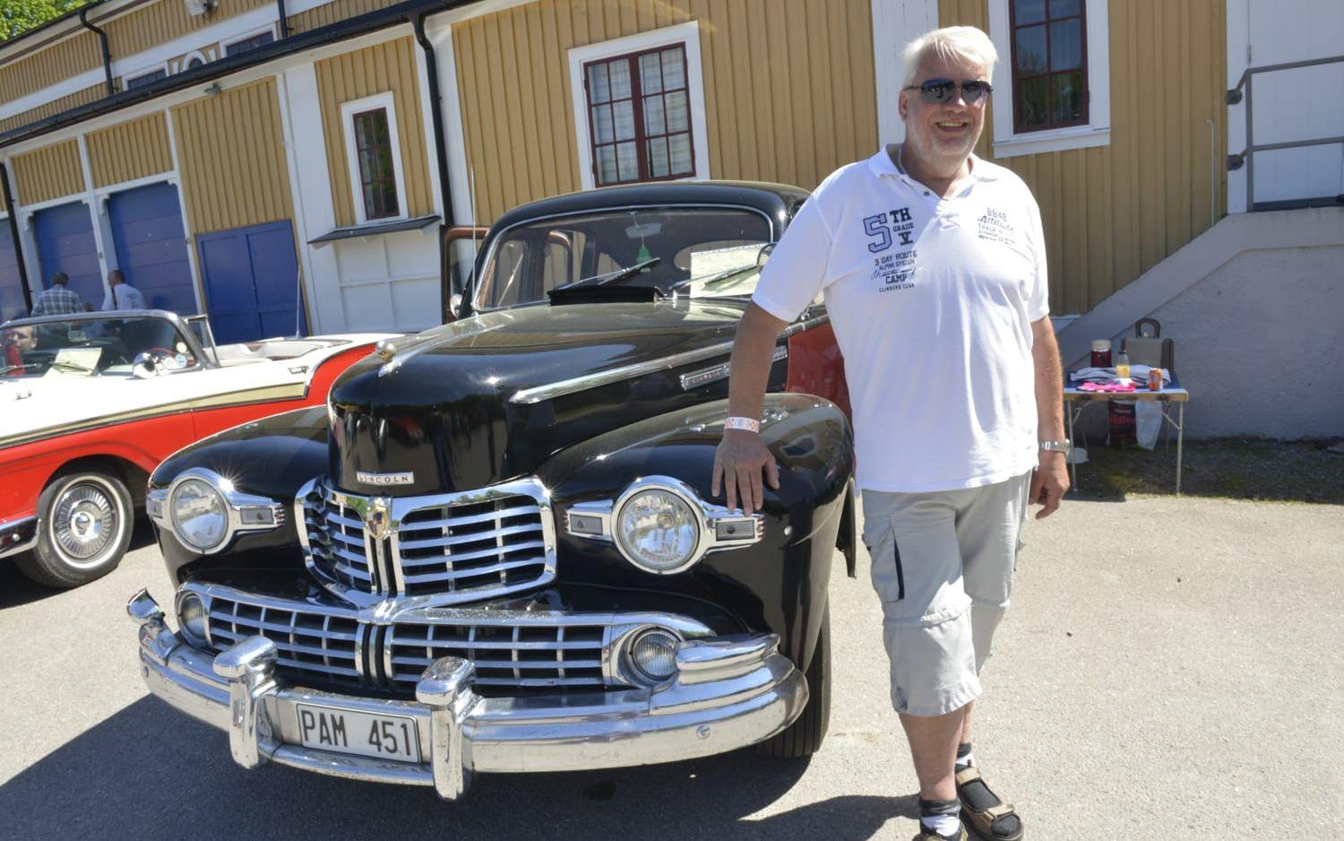 Trollhättebon Ove Andersson har köpt sig sin första 40-talist - en Lincoln från 1947.
