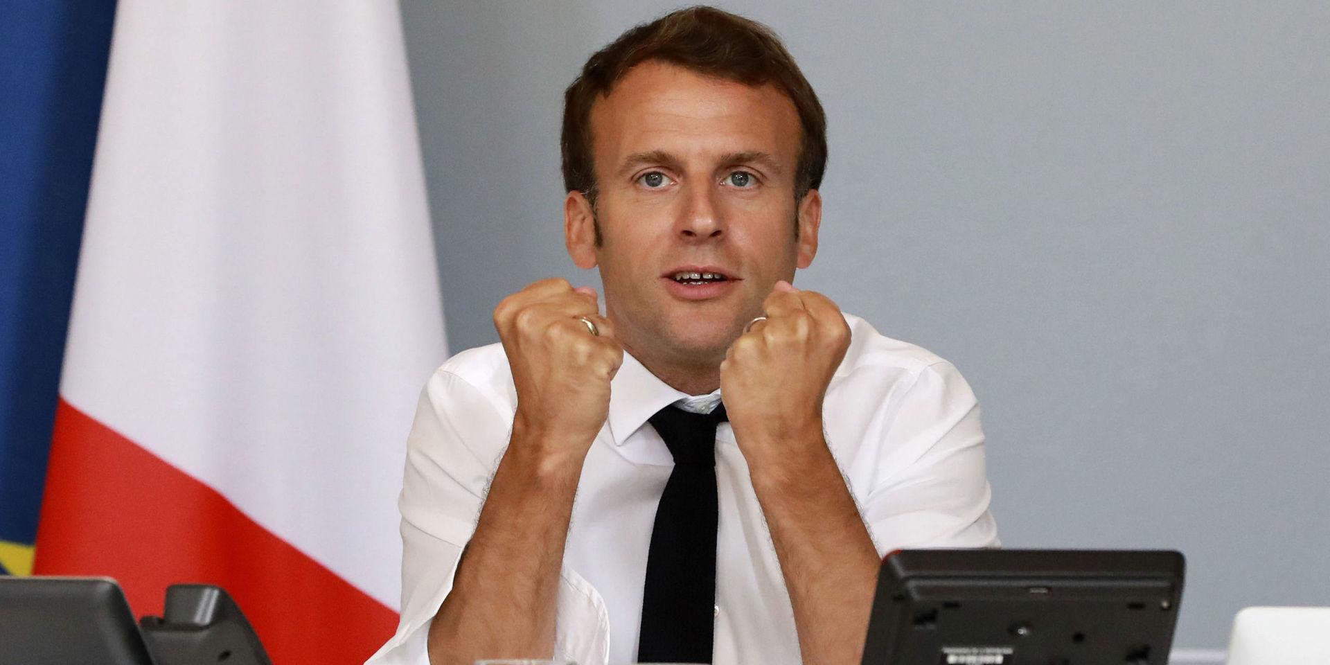 Frankrikes president Emmanuel Macron – gynnad av svenska skattemedel?