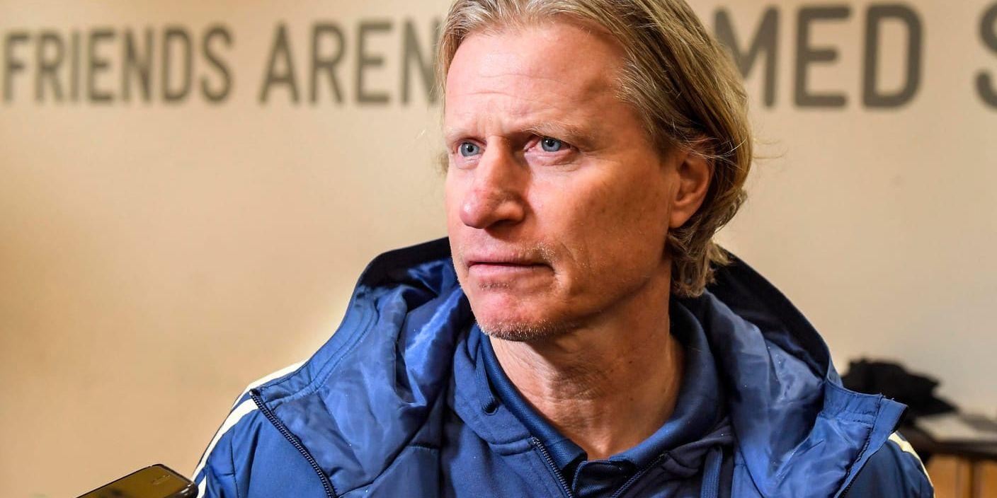Inga landslagsspelare är misstänkta för brott enligt Svenska fotbollförbundets landslagschef Stefan Pettersson. Arkivbild.