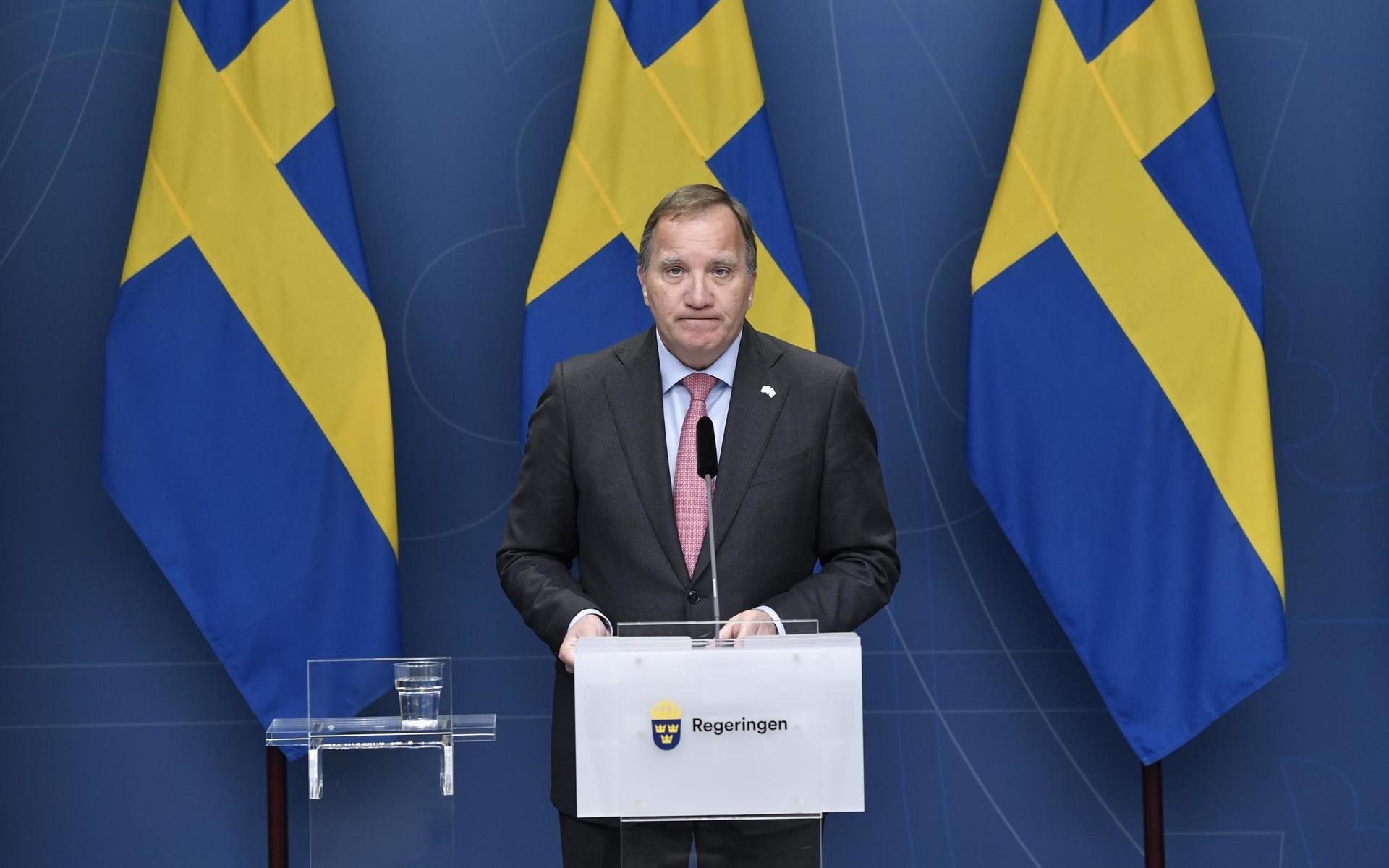 Stefan Löfven annonserade under en pressträff i Rosenbad att han avgår och talmannen fick därmed ta vid för att sondera tänkbara regeringsalternativ.