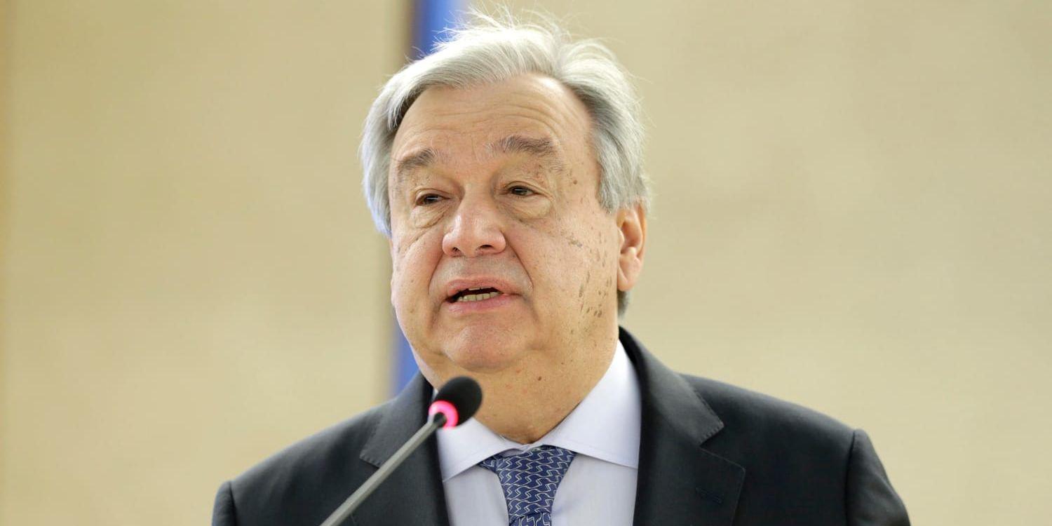 FN-chefen António Guterres.