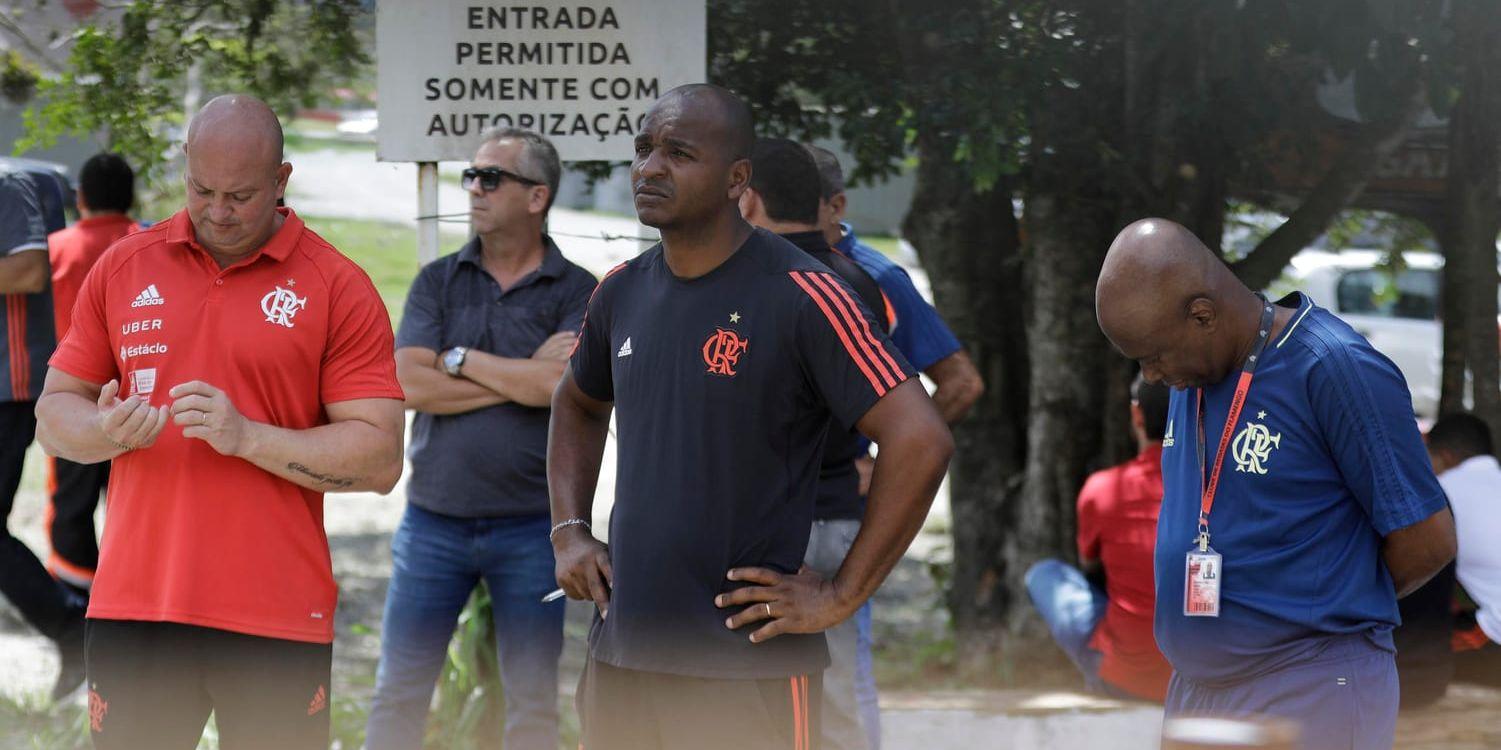 Sorgen är stor i fotbollsklubben Flamengo och Brasilien efter morgonens brand på klubbens träningsanläggning.