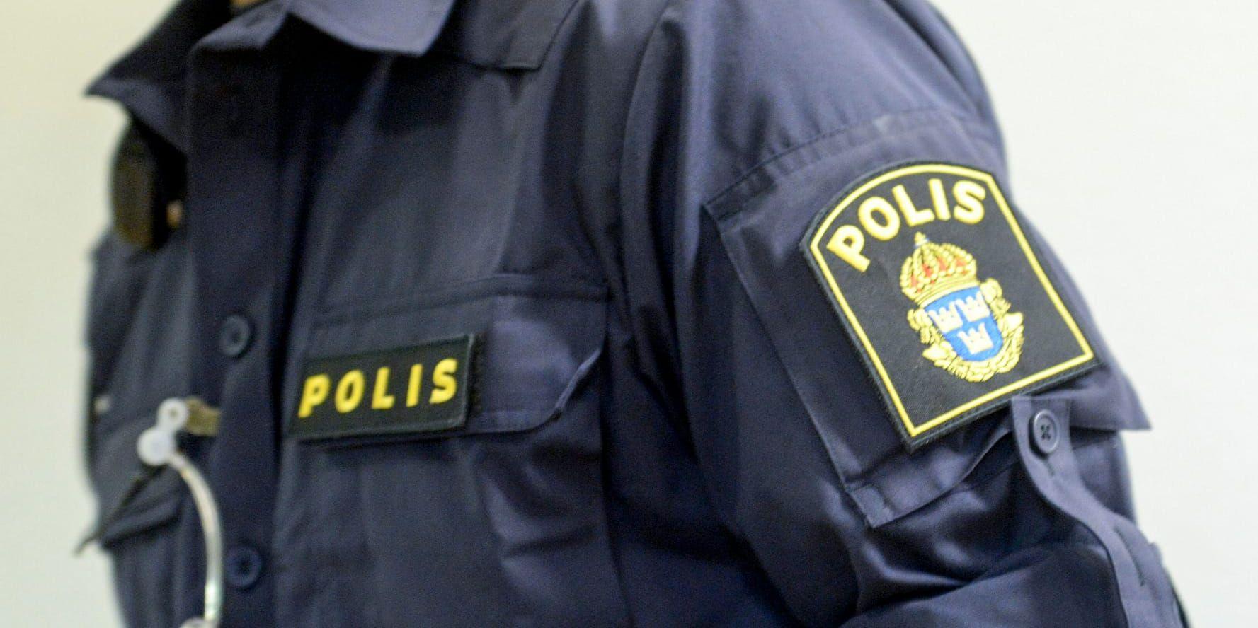 Polisen kunde gripa mannen och omhänderta barnet när han steg av bussen i Göteborg. Arkivbild.