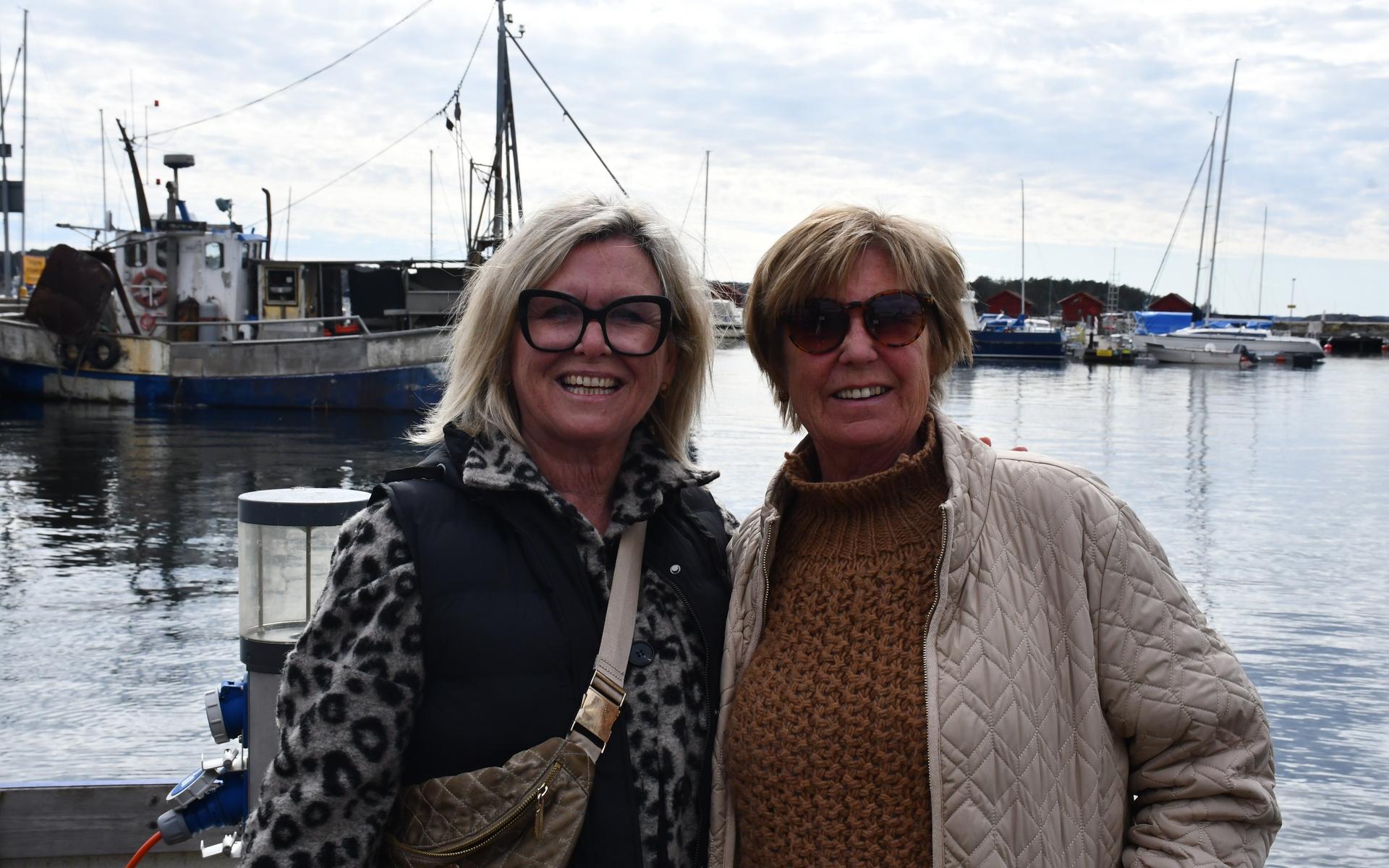 Rose-Marie Hansson ringde omedelbart sin vän Carina Westersund när hon fick se valrossen i hamnen. 