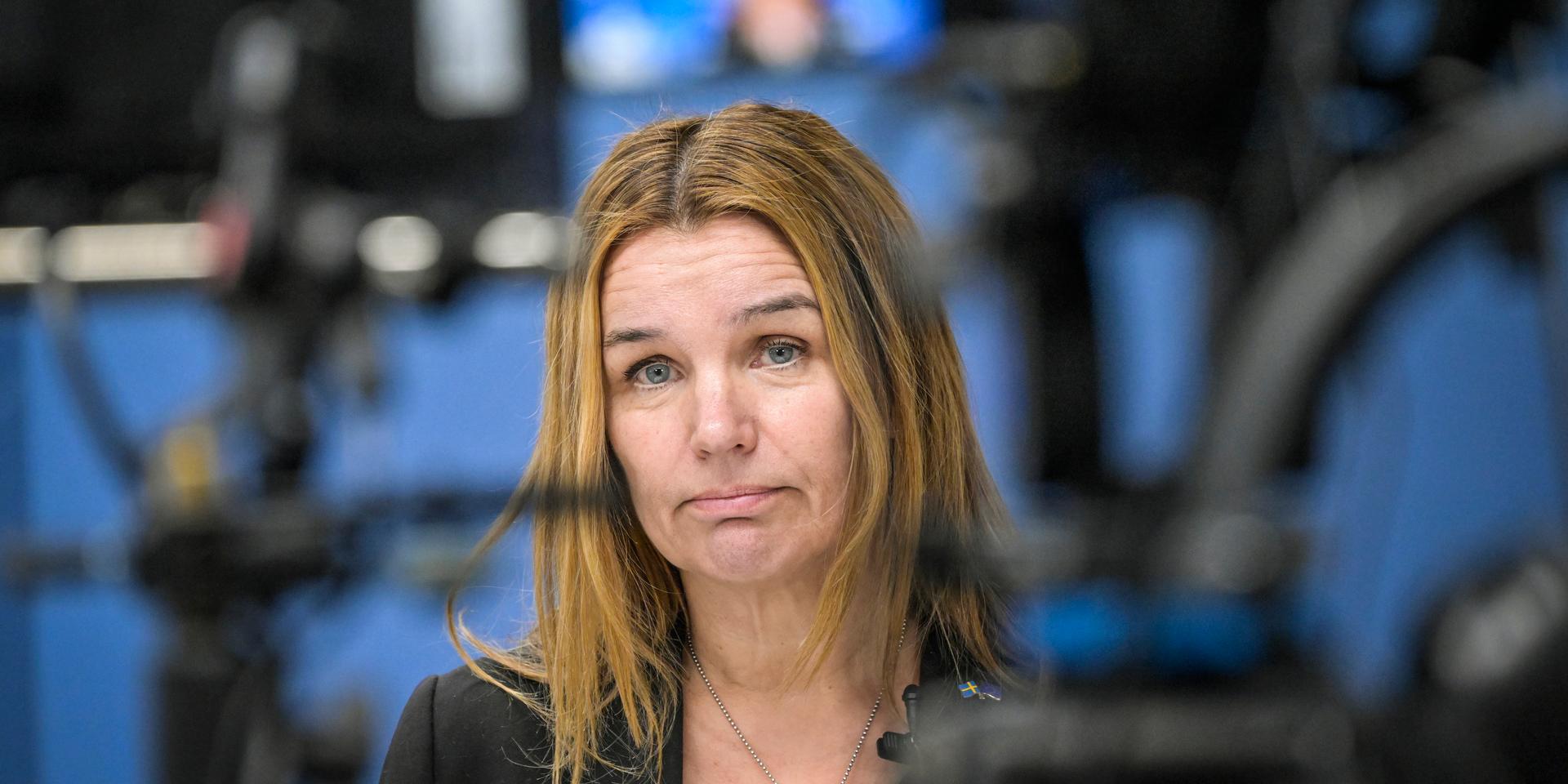 Landsbygdsminister Anna-Caren Sätherberg (S) tror att krisstödet till lantbrukarna kommer att räcka långt. Arkivbild.