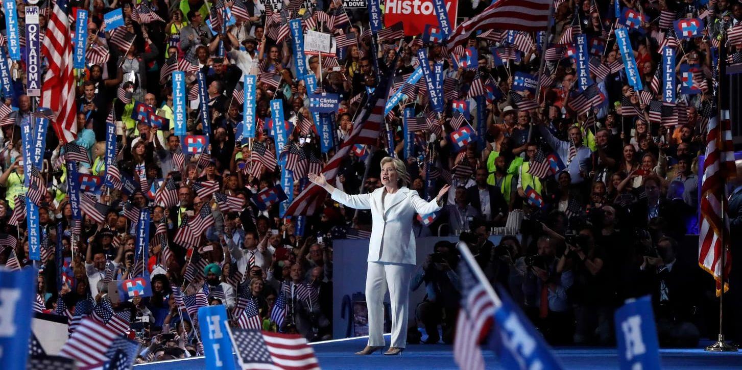 Hillary Clinton höll i natt sitt tal på Demokraternas konvent i Philadelphia där hon utsågs till partiets presidentkandidat.