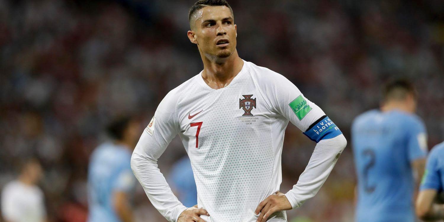 Cristiano Ronaldo under VM i fjol.