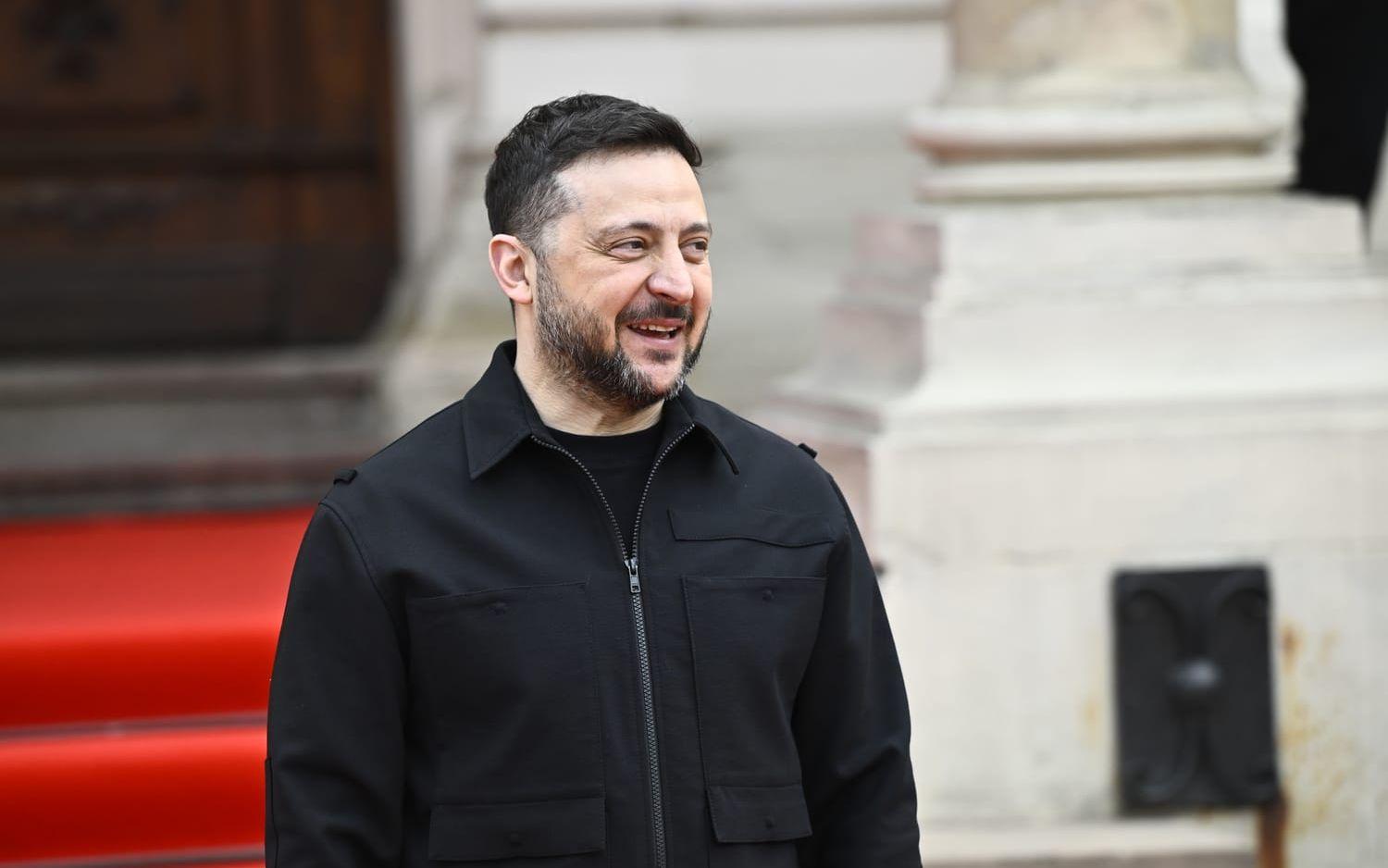 Ukrainas president Volodymyr Zelenskyj i förra veckan.