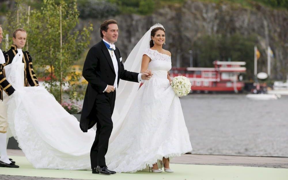 Christopher O'Neill och prinsessan Madeleine gifte sig i juni 2013. Foto: Adam Ihse/TT 