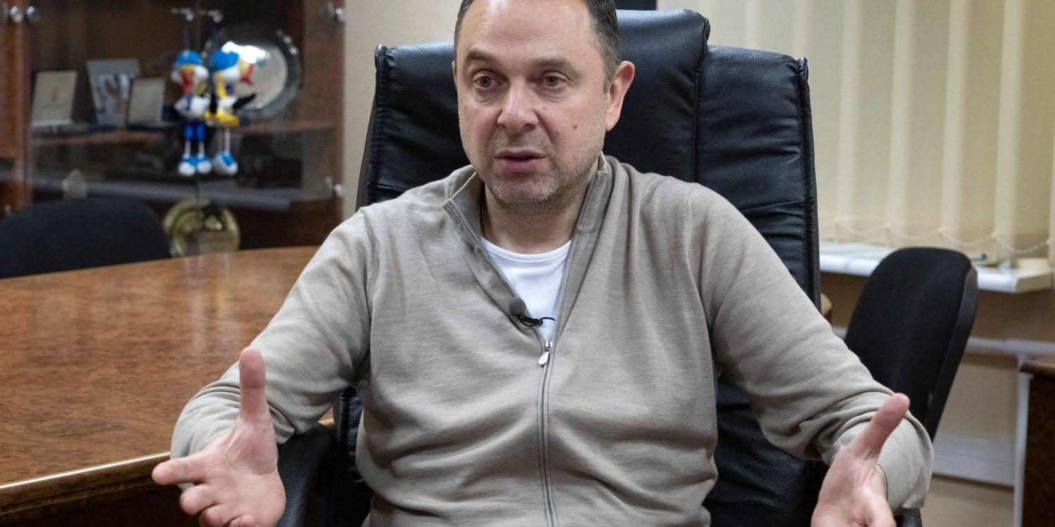 Vadym Gutzeit, Ukrainas idrottsminister. Arkivbild.