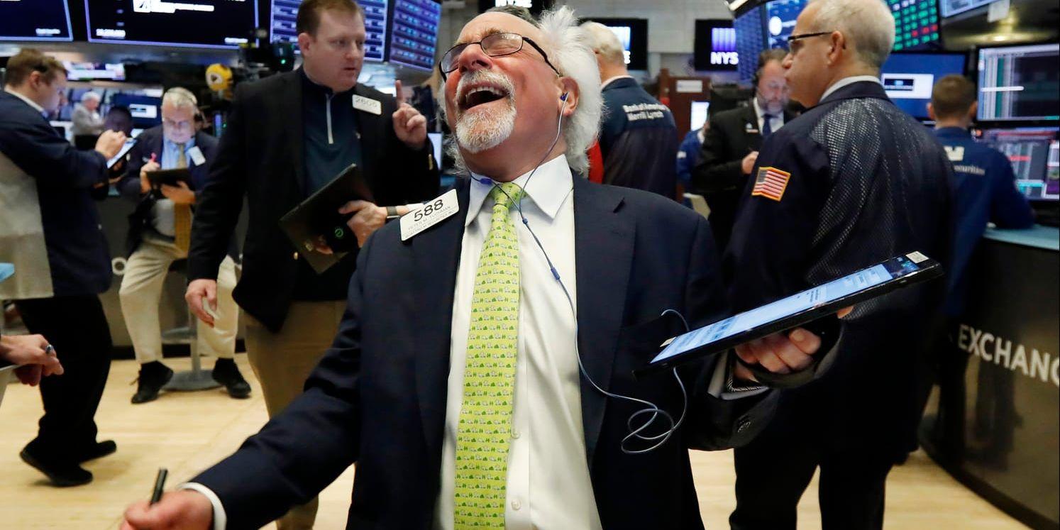 USA-börserna avslutade veckan positivt. Arkivbild.