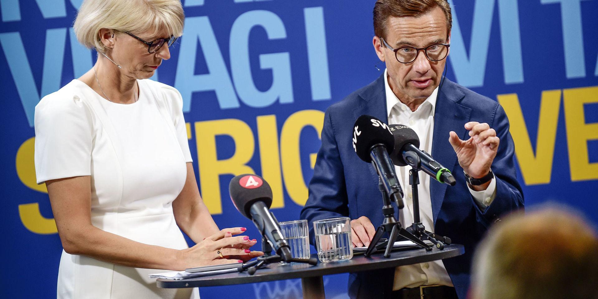 Reformerar. Ulf Kristersson och Elisabeth Svantesson (M) presenterade sina prioriteringar i den ekonomiska politiken.
