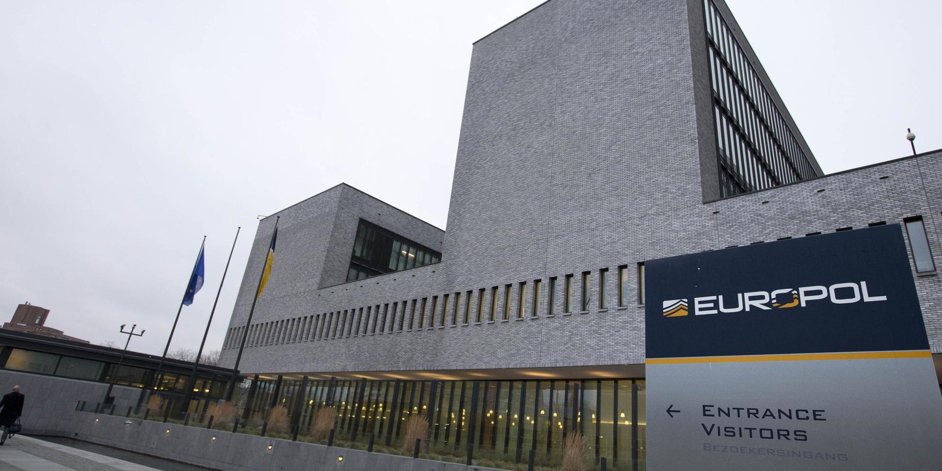 Exterior view of the Europol headquarters where participants gathered to attend the anti terror conference in The Hague, Netherlands, Monday, Jan. 11, 2016. (AP Photo/Peter Dejong)