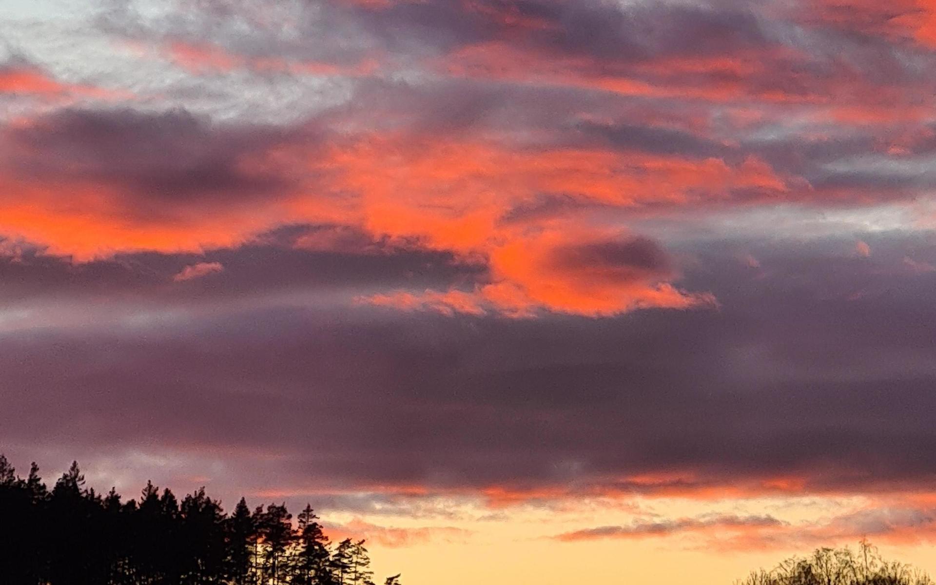 ”En vacker solnedgång över Uddevalla!”