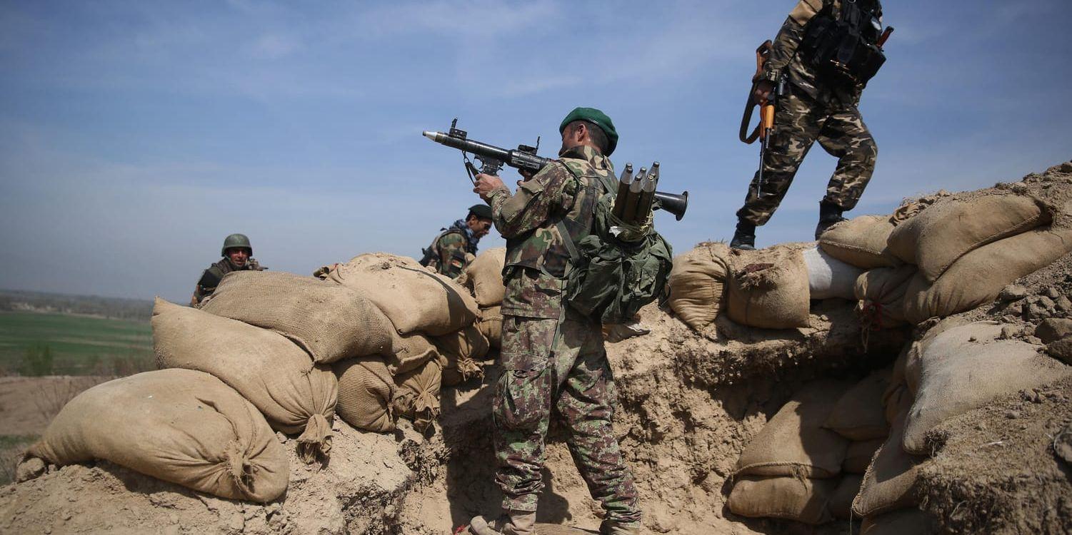 Afghanska soldater. Bilden har ingen koppling till artikeln. Arkivbild.
