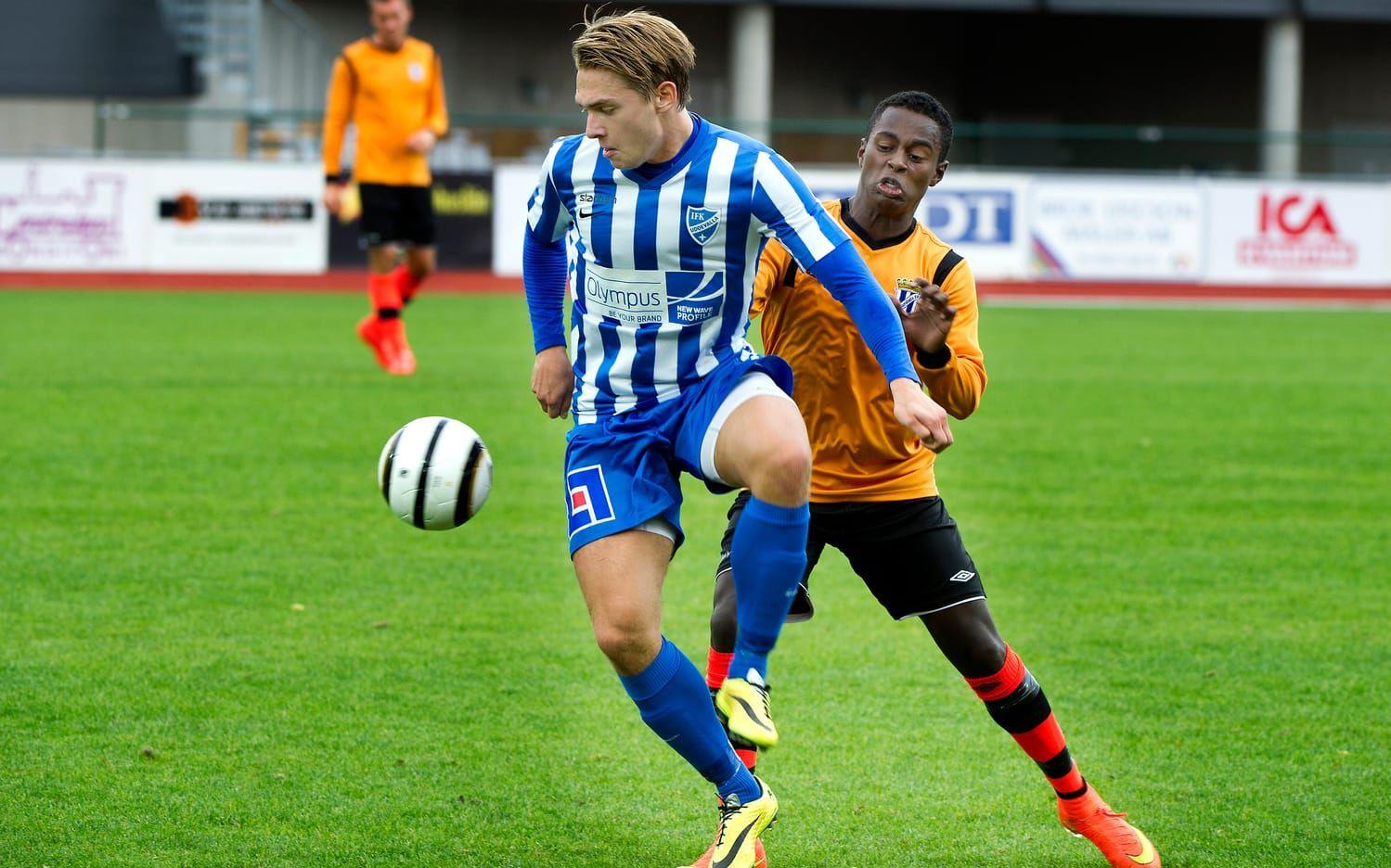 Under en match i division 1 södra med IFK Uddevalla 2014.