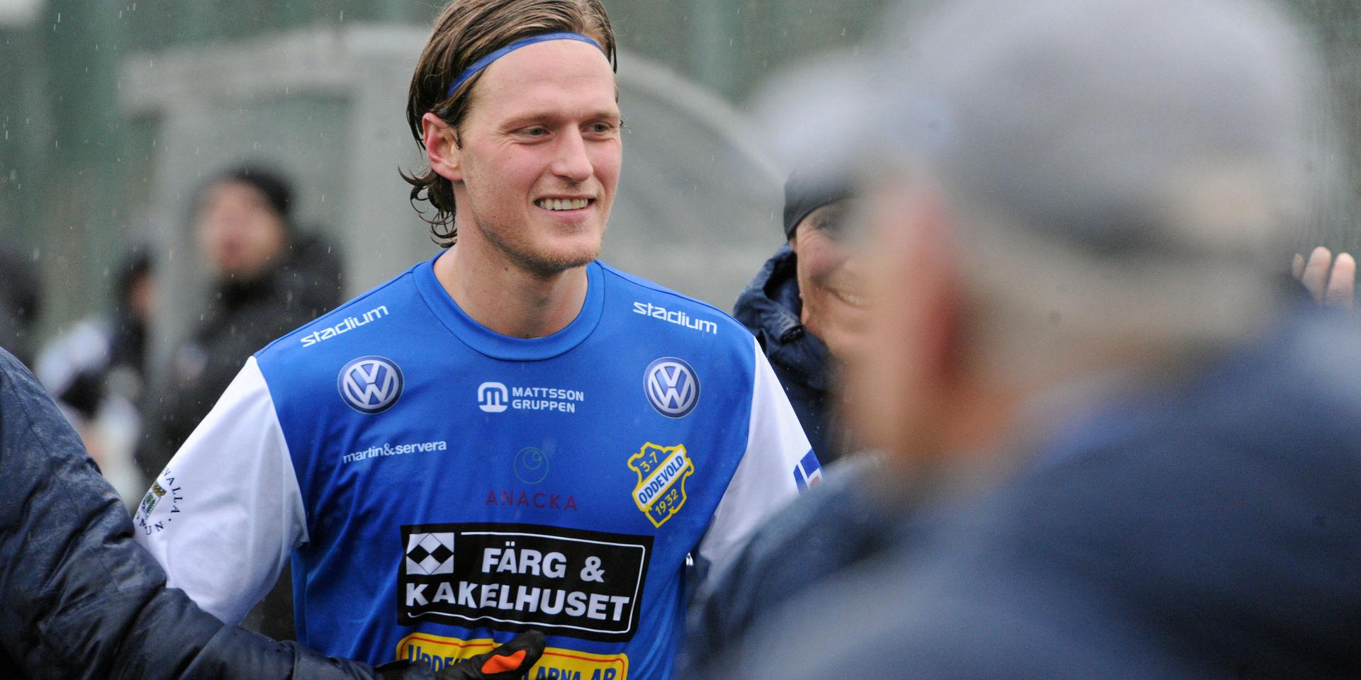 Pelle Ödlund gjorde två mål i matchen mot Utsikten och har visat god målform under försäsongen. 