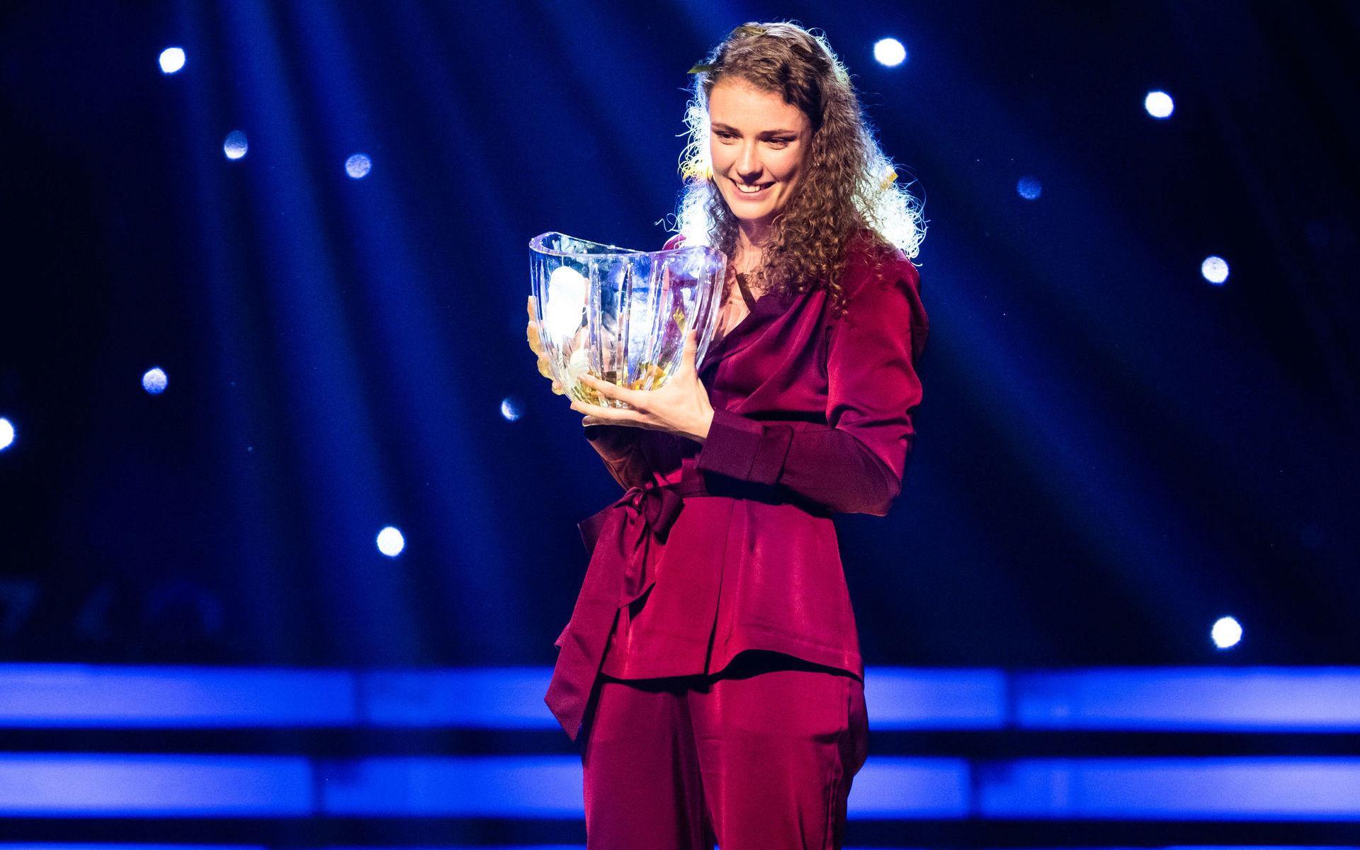 Hanna Öberg – vinnare av Jerringpriset under Idrottsgalan 2019.