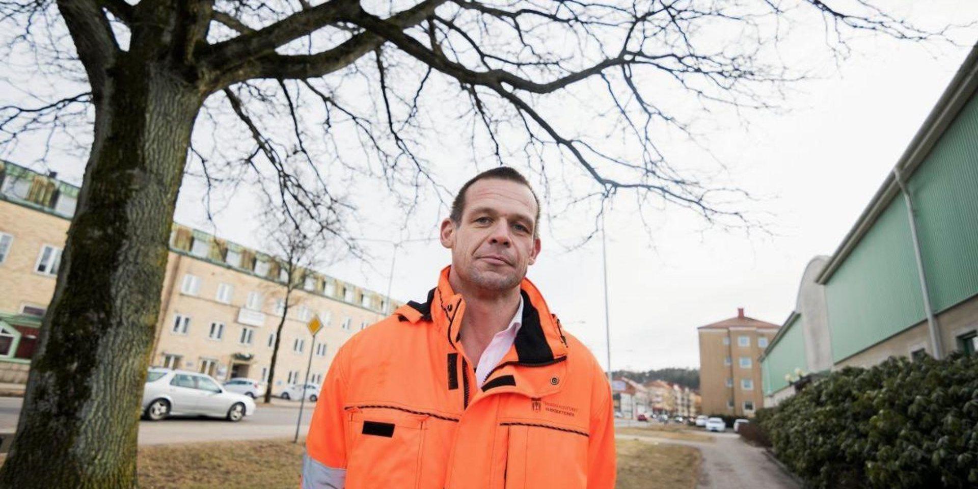 Arkivbild. Fredrik Stengavel, enhetschef för gata- park.