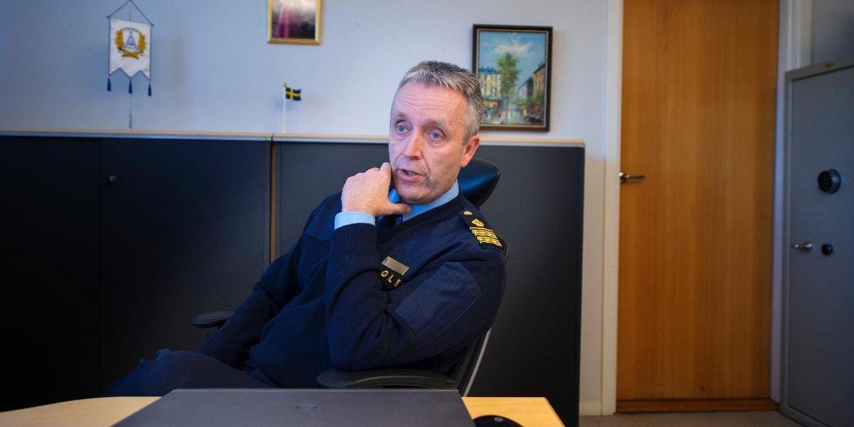 Peter Torstensson på polisen i Åmål tycker sig se att insatserna mot de många inbrotten i landskapet har gett resultat.
