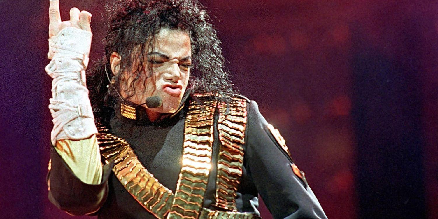 Michael Jackson under "Dangerous"-turnén 1993. Arkivbild.