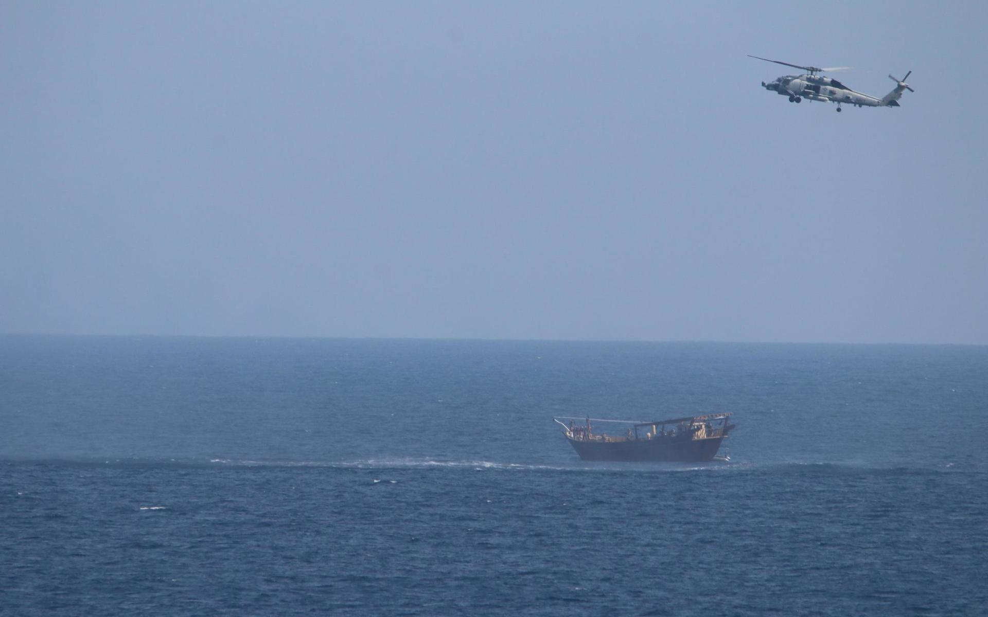 Vapnens ursprung och destination utreds nu. Tidigare vapen som konfiskerats av den amerikanska flottan under liknande omständigheter har varit ämnade för Huthirebeller i Yemen, skriver Pete Pagano, talesperson för Amerikanska flottan i ett mejl till CNN.