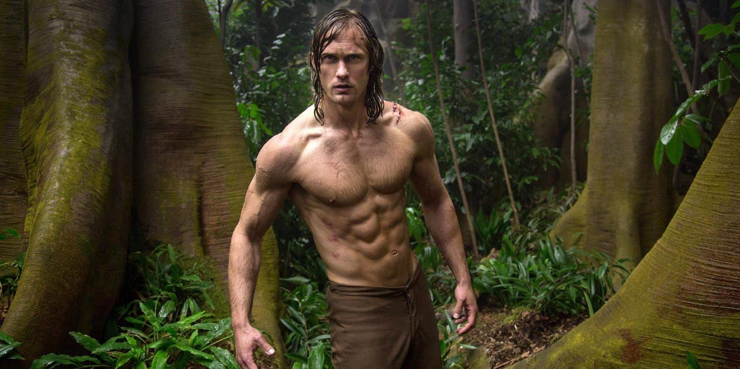 Alexander Skarsgård som Tarzan. Pressbild.