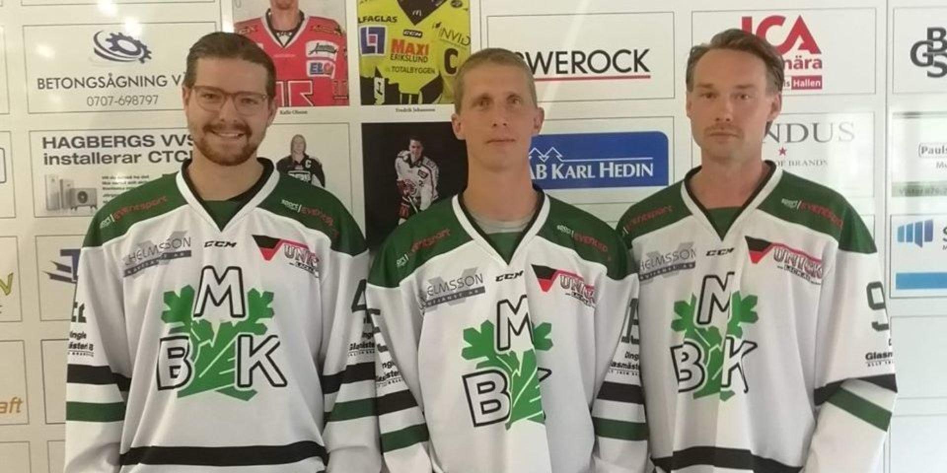 Munkedals BK har gjort klart med Joachim Wallin, Carl-Johan Svensson och Jonas Lönn. 