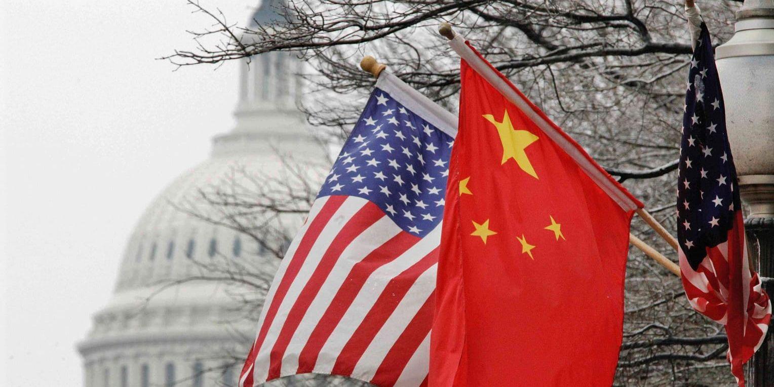 USA:s president Donald Trump ska möta Kinas vicepresident Liu He. Arkivbild.