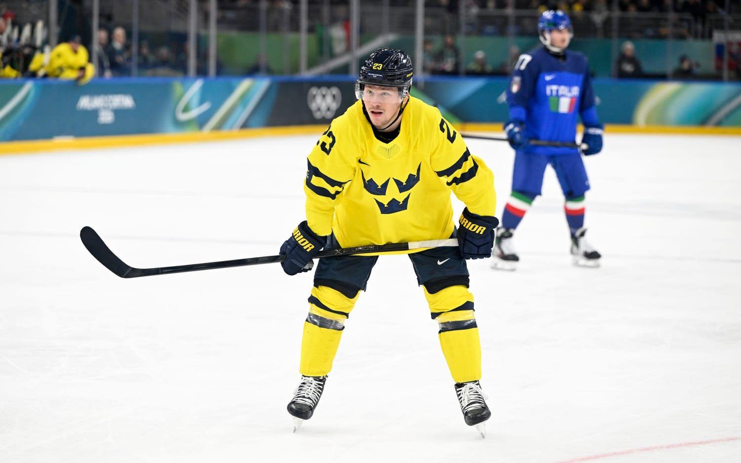 Lucas Raymond förstärker Tre Kronor i VM. Arkivbild.
