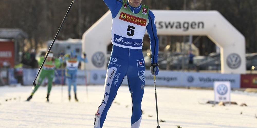 Teodor Peterson vann sprintfinalen i Bruksvallarna.