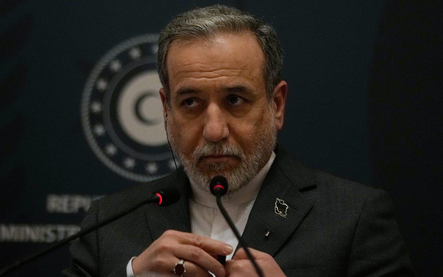 Irans utrikesminister Abbas Araghchi, fotograferad i Turkiet i januari. 