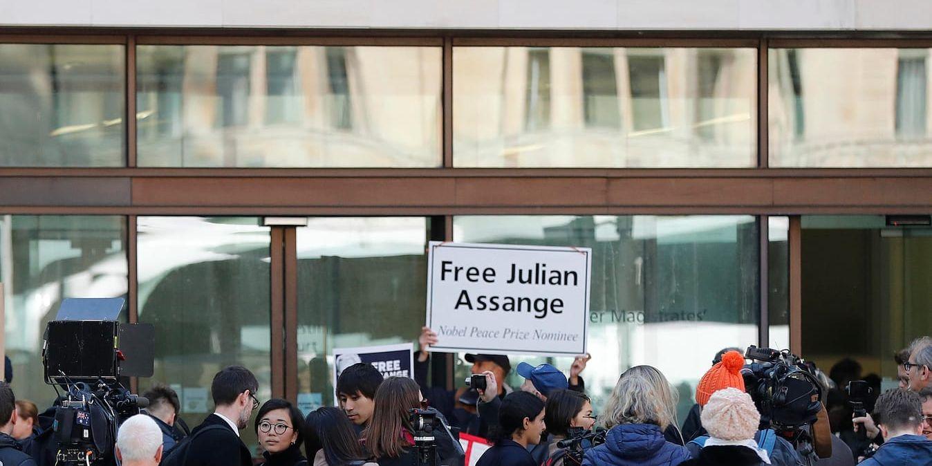 Den 36-årige svensken som sitter häktad i Ecuador är vän till Wikileaksgrundaren Julian Assange. Arkivbild.