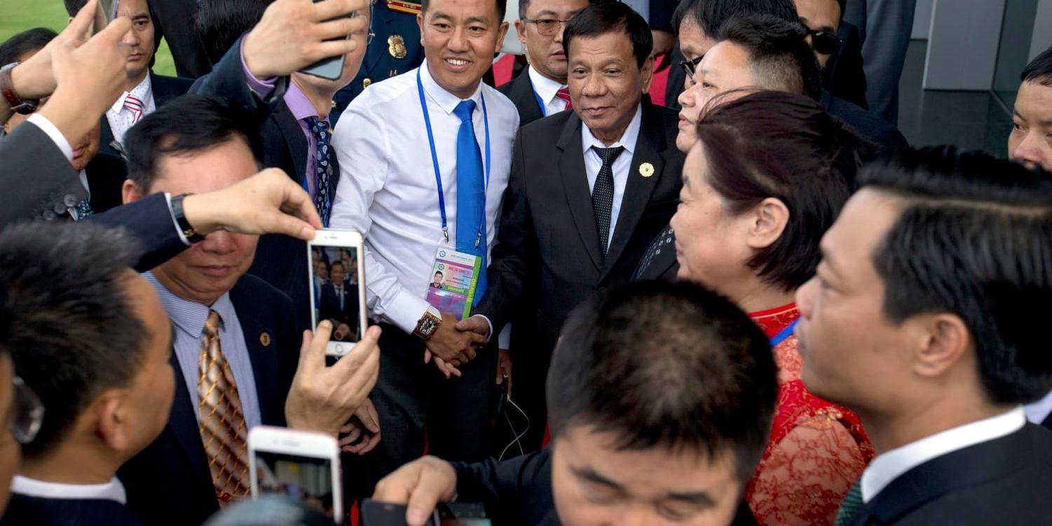 Filippinernas president Rodrigo Duterte.