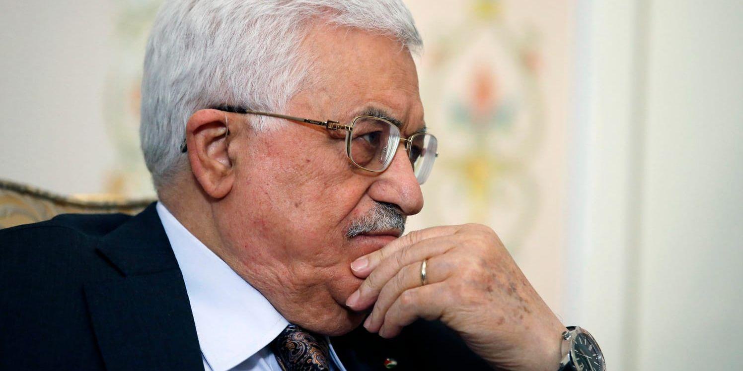 Palestinske ledaren Mahmud Abbas. Arkivbild.